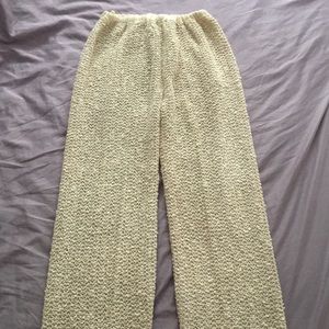 Loose Knit Linen Pants